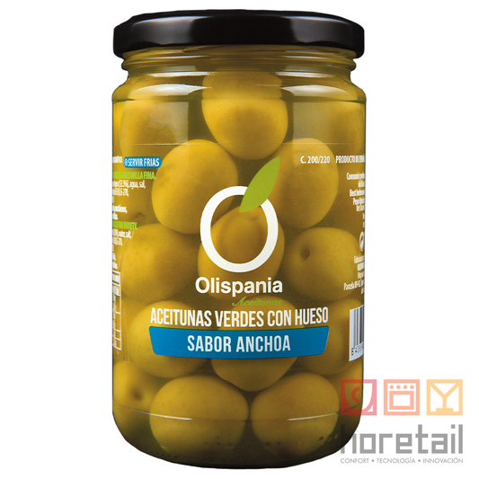 Aceituna Manzanilla con Hueso Sabor Anchoa