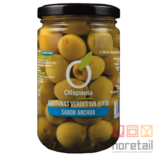 Aceituna Manzanilla SIN Hueso Sabor Anchoa